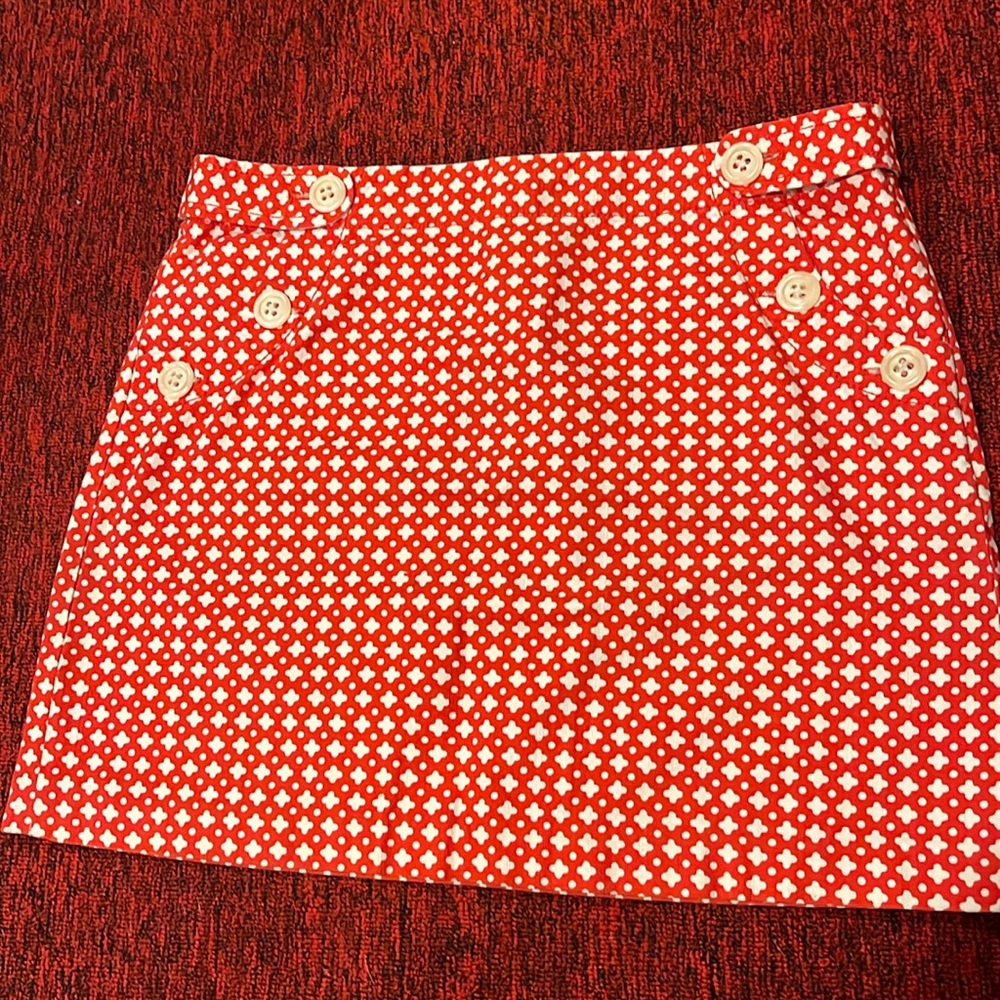 Retro J. Crew 100% cotton mini skirt